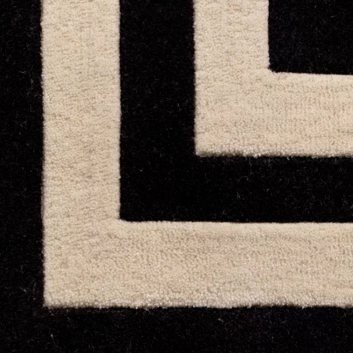 Celeste Black & Off White Rug