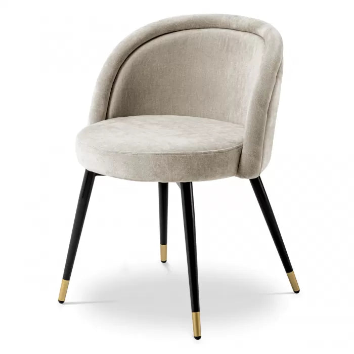 Chloe Dining Chair Clarck sand - Set of 2