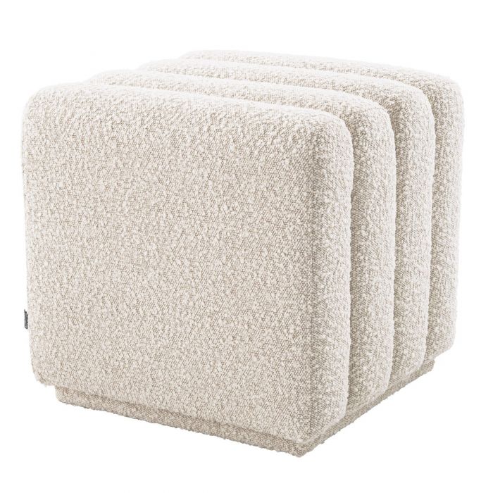 Bente Boucle Cream Stool