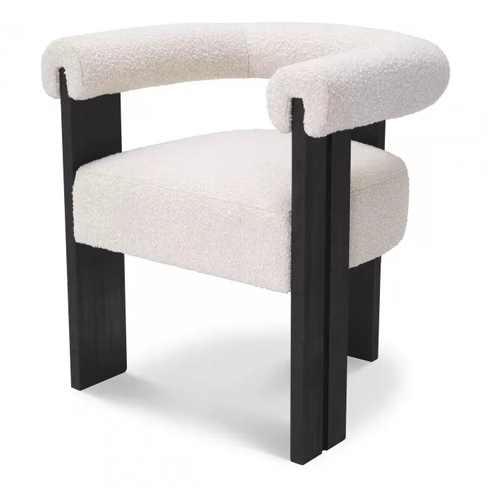 Percy Boucle Dining Armchair