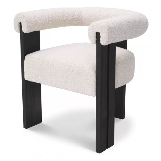 Percy Boucle Dining Armchair