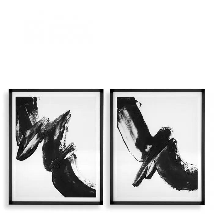 Black Expression Set Print