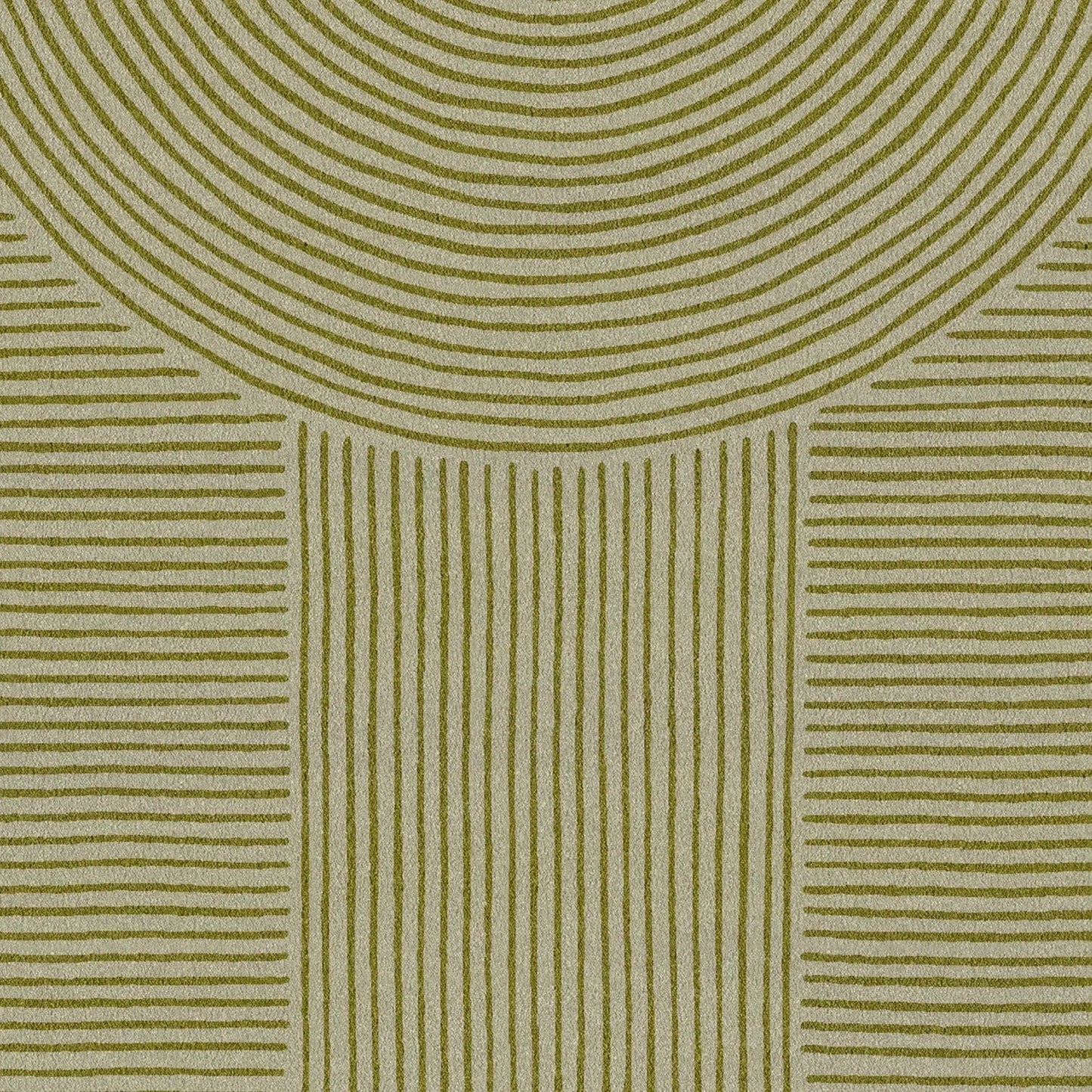 Scallop Arch Geometric Hand Tufted Wool Rug