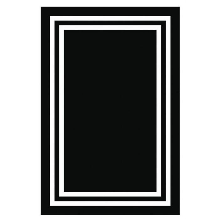 Celeste Black & Off White Rug